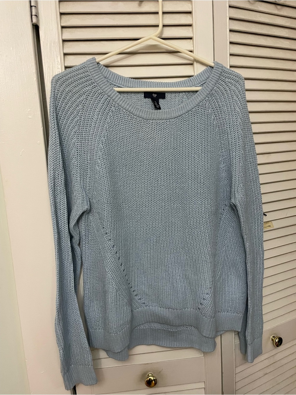 GAP ladies blue sweater